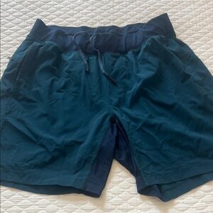 lululemon athletica Dark Teal Athletic Shorts